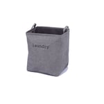 Laundry Basket Storage Hamper Grey