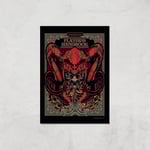 Dungeons & Dragons Players Handbook Giclee Art Print - A3 - Print Only
