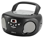 Groov-e Boombox CD Player with Radio - Black