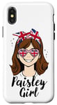 iPhone X/XS Paisley Girl, Paisley Women, British Flag UK Case