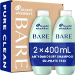 Head & Shoulders Anti dandruff Shampoo Pure Clean Sulphate free 2 x 400 ml