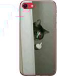 Apple iPhone 16e Genomskinligt Skal HAHA Katt