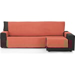 ECOMMERC3 Housse de canapé d'angle réglable, Couleur Saumon, 200 cm, Convient pour méridienne Droite et Gauche