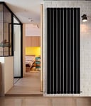 NRG Modern Vertical Flat Panel radiators | Black 1800 x 680 mm Double Column Designer Bathroom Radiator Heater