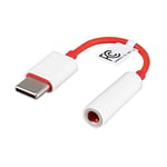 Type-C Audio Cable - USB 3.1 TYPE C To 3.5MM Earphone Jack Adapter Type-C Audio Cable Converter for Oneplus 1+6T Data Transmission - Red