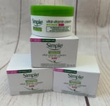 3 x 50ml Simple Vital Vitamin day Cream, Sensitive skin, SPF15