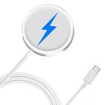 Laddare Docka till iPhone 15W USB-C Magnetisk trådlös