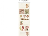 Skona Ting dekorativa klistermärken ST138-6 rosa blommor (2 ark)