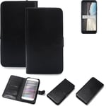 phone Case Wallet Case for Nokia C2 Tava Mobile phone protection black