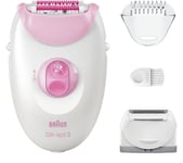 BRAUN Silk-épil Series 3 3-031 Epilator - White & Pink, Pink