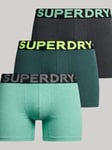 Superdry Organic Cotton Blend Boxers, Pack of 3
