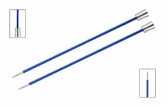 Knitpro Zing 40cm Straight / Single Point Knitting Needles Aluminium