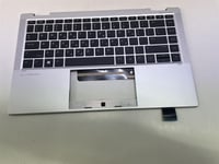 For HP EliteBook x360 1040 G8 M46733-151 Palmrest Top Cover Keyboard Greek NEW
