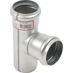 EuroPipe 50 x 50 x 87,5° grenrör rostfritt AISI 304 EN1.4301