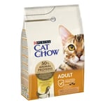 PURINA CAT CHOW | Adulte | Croquettes pour Chat | NaturiumTM | Poulet| 3 kg | Sac