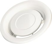 Lindab Kontrollventil Ku125 (Ral9003) För Utsugning, För Montering I Ventilram Av Typen Vgl, Vgu Eller Vgm.
