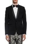 Dolce & Gabbana Gold Evening Catwalk Suit Shirt Suit Tuxedo Shirt New 41