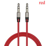 3.5mm Audio Cable Male To Car Aux Red