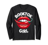 Funny Booktok Girl Spicy Reader Book Lover Bookworm Women Long Sleeve T-Shirt