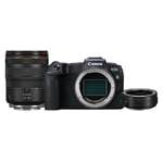 Canon EOS RP Body + RF 24-105mm f/4L IS USM lens + Mount Adapter EF- R MILC 26,2 MP CMOS 6240 x 4160 pixels Noir - Neuf