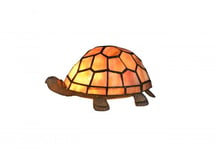 Norrsken Design Sköldpadda Bordslampa Tiffany B061162, Orange-Rosa