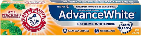Arm & Hammer Advance White Baking Soda and Peroxide Tartar Control Toothpaste - 