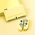 Accessoires Shell Estuche Pour Nintendo Switch &amp; Lite &amp; Oled Cover Nitendo Swich Case Joy Con Carcasa Joycon Funda Jeu Joystick, Pour Oled Jaune- Chine