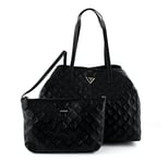 GUESS Women's Vikky Tote, Black, One Size