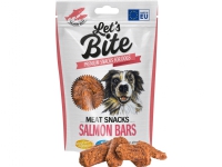 Let's Bite Lets Bite Meat Snacks. Salmon Bars 80 g - (12 pk/ps)