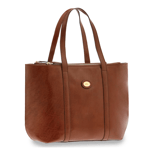 The Bridge Woman Shopping Bag Story Line Brown Leather 04275101-14