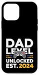 iPhone 12 mini Dad Level Unlocked Est. 2024 I Leveled Up To Dad Fathers Day Case