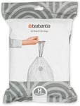 Brabantia 138744 Perfectfit Bin Liners (Size H/50-60 Litre) Thick Plastic Trash 