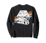 Star Wars Millennium Falcon '77 Retro Stripes Poster Sweatshirt