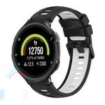 Garmin Forerunner 235 Tvåfärgat klockarmband i silikon - Svart/Vit