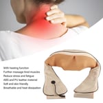 (EU Plug)Neck & Shoulder Massager Pillow Shiatsu Back Neck Massager PU