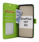 Crazy Horse Wallet OnePlus 10T 5G (Grön)