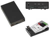 KALEA-INFORMATIQUE Boitier Aluminium USB pour Disque Dur HDD SATA 2.5 3.5 et SSD M2 NVMe, avec Fonction CLONAGE. Liaison USB3.1 10G