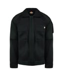 Dickies Grafter Duo Tone Mens Black Work Wear Jacket Cotton - Size X-Small