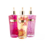 Victoria's Secret 3-pack Fragrance Mist Mango/coconut/strawberries - Se Transparent