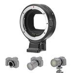 NEEWER EF to EOS R Mount Adapter, EF/EF-S Lens to RF Mount Camera Autofocus Converter Ring Compatible with Canon EOS R Ra RP R6 Mark II R6 R5 R3 R7 R10 R8 R50, Max Load: 4.4lb/2kg, NW-EF-EOSR