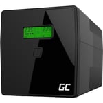 Green Cell® UPS USV Inverter 1000VA (600W) 230V avbrottsfri strömförsörjning Line-Interactive AVR Power Supply USB/RJ45