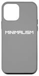 Coque pour iPhone 12 mini Minimalisme | Attitude minimaliste à la vie | Joie et bonheur