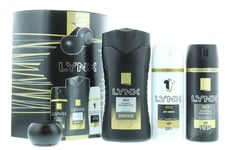 Lynx Gold 4pc Gift Set For Men Multi Buy Body Wash Antiperspirant Body Spray