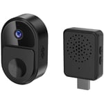 Gotrays - Sonnette vidéo intelligente 1080P Caméra WiFi Interphone vidéo bidirectionnel Sonnette de porte extérieure sans fil Smart Life app