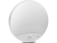 Takarmatur Maclean Led-Lampa Med Rörelsesensor, Infraröd, Vit, 10W, Ip44, Naturvit (4000K), 900Lm, Mce