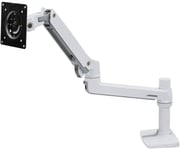 Ergotron LX Desk Monitor Arm -näyttövarsi pöytäkäyttöön, valkoinen