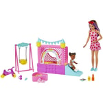 Mattel UK Barbie - Skipper Playset - Babysitters Bounce House (Hhb67) NEW
