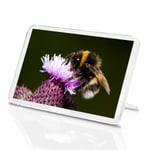 1 x Bumble Bee Thistle Weed Nectar Feed Classic Fridge Magnet Kitchen #3149