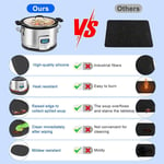 Heat Resistant Slow Cooker Mat Silicone Kitchen Countertop Protector