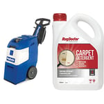 Rug Doctor X3 Professional Carpet Cleaner, Plastic, 1200 W, 11.4 liters, Blue & Carpet Detergent with SpotBlok, 2 Litre